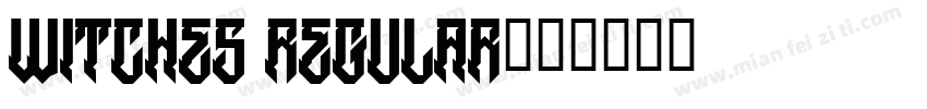 Witches Regular字体转换